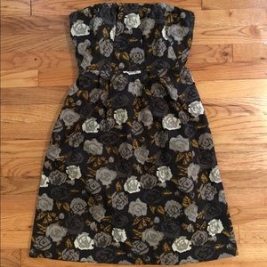 J. Crew | Floral Strapless Dress